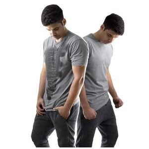 2‎ Omega burn Size 3XL Sweat Activated T Shirt Gray Men's Running Badass NWT